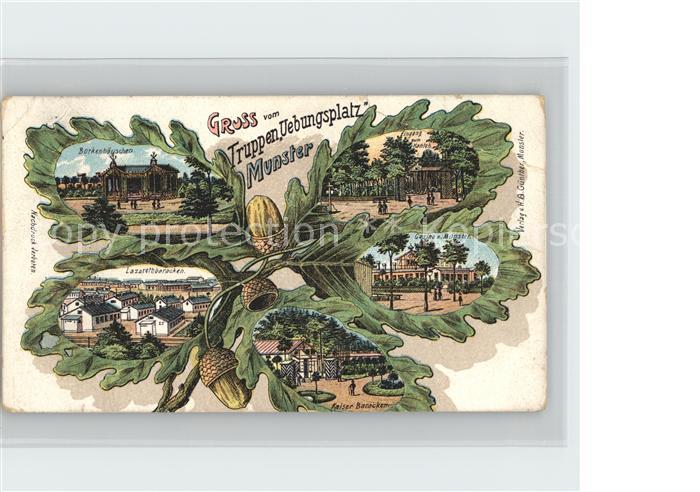 Munster oertze Truppenuebungsplatz Baracken Eicheln