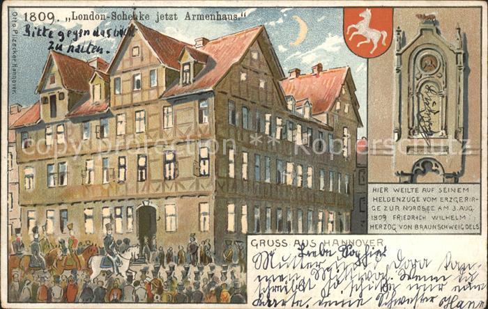 HANNOVER  CITY London Schenke jetzt Armenhaus Reichspost