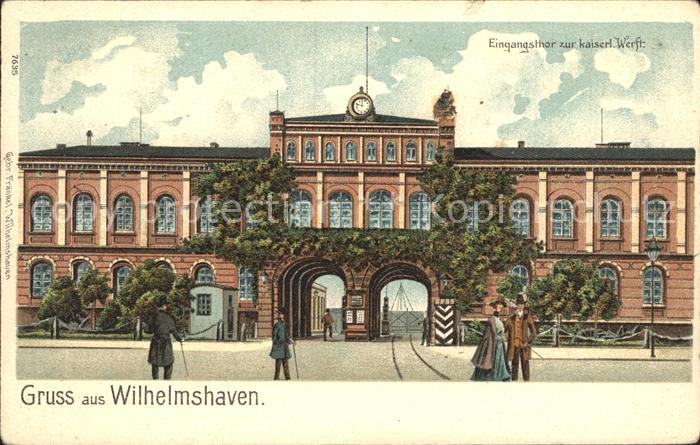 Wilhelmshaven  CITY Eingangstor zur kaiserlichen Werft