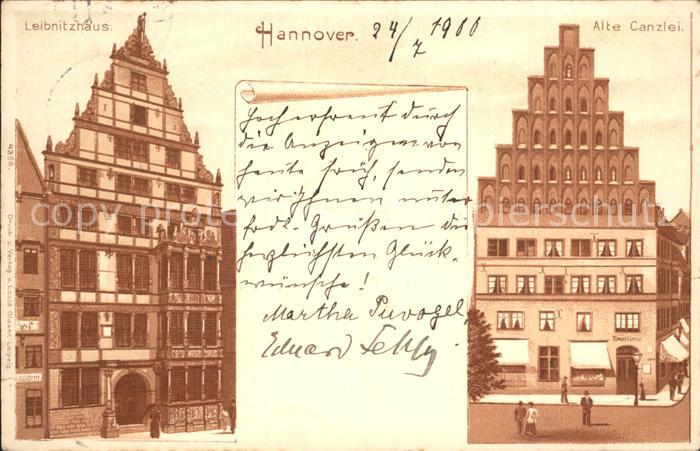 HANNOVER  CITY Leibnizhaus Alte Kanzlei Giebel