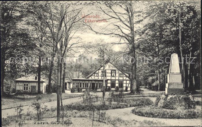 Walsrode Lueneburger Heide Waldgaststaette Gedenkstein