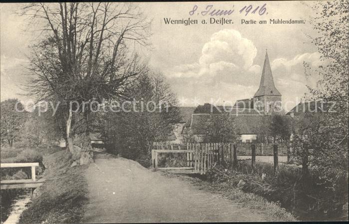 Wennigsen Partie am Muehlendamm Kirche