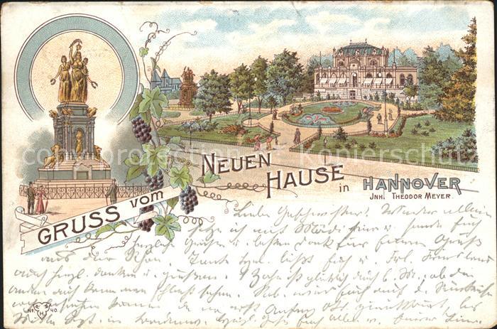 HANNOVER  CITY Neues Haus Denkmal