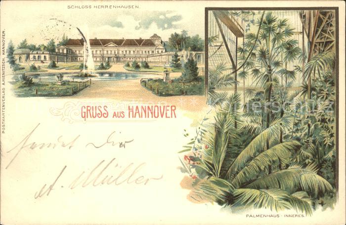Herrenhausen Hannover Schloss Palmengarten Reichspost