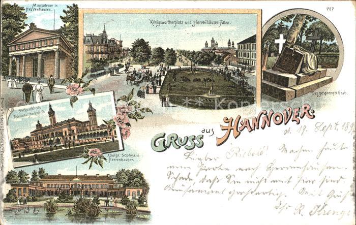 HANNOVER  CITY Mausoleum Herrenhausen Koenigswortherplatz Herrenhaeuser Allee Gr