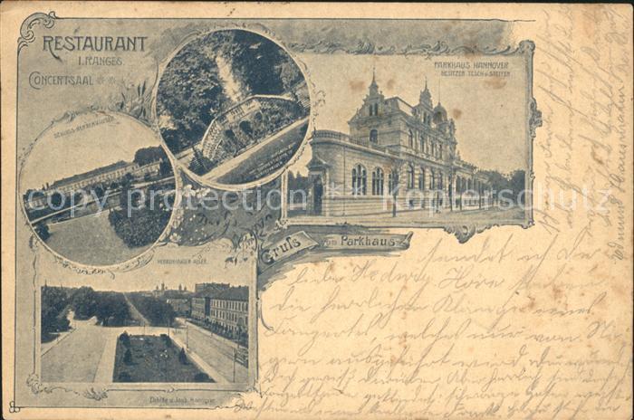 HANNOVER  CITY Restaurant Parkhaus Herrenhaeuser Allee