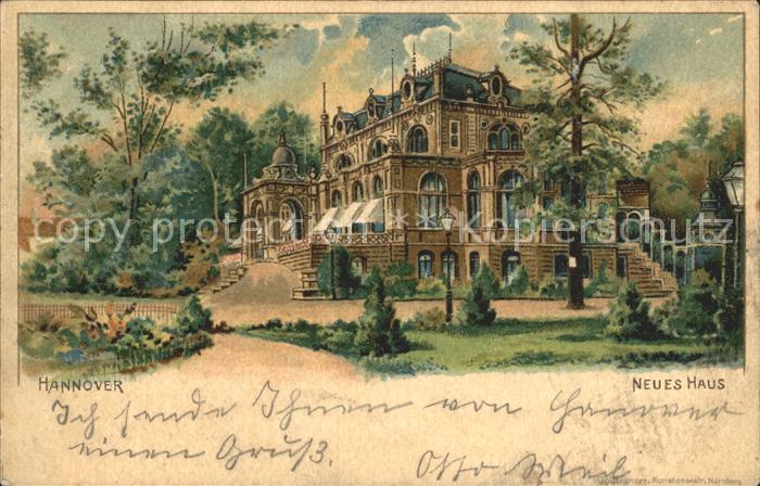 HANNOVER  CITY Neues Haus Kuenstlerkarte