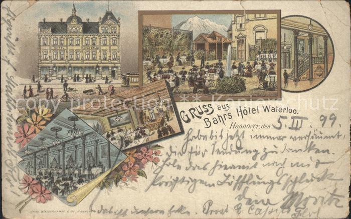 HANNOVER  CITY Bahrs Hotel Waterloo