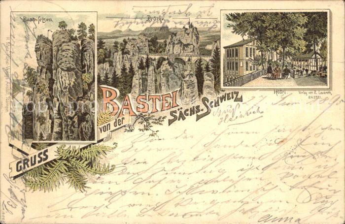 Bastei Saechsische Schweiz Basteifelsen Bruecke Hotel
