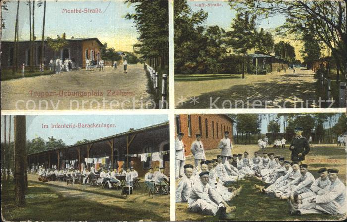 Zeithain Montbe Strasse Truppenuebungsplatz Senfft Strasse Barackenlager Gruppen