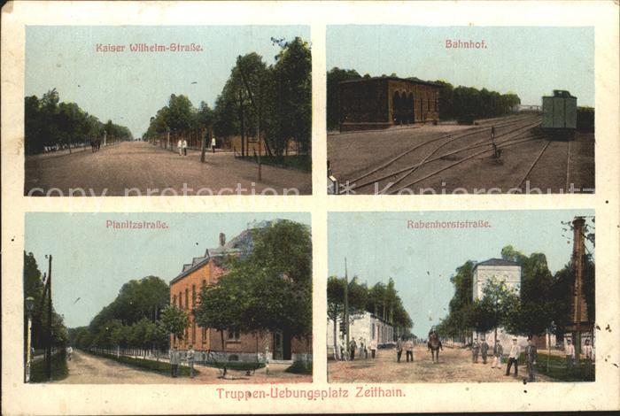 Zeithain Truppenuebungsplatz Kaiser Wilhelm Str Bahnhof Planitzstr Rabenhorststr