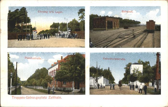 Zeithain Truppenuebungsplatz Lagereingang Bahnhof Planitzstr Rabenhorststr