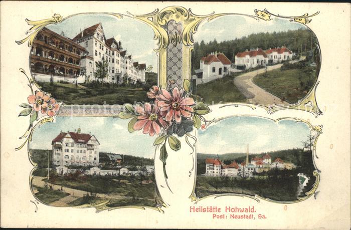 Neustadt Sachsen Heilstaette Hochwald Teilansichten
