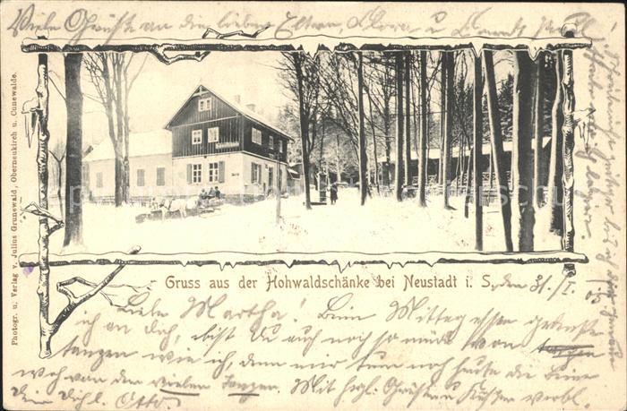 Neustadt Sachsen Hohwaldschaenke