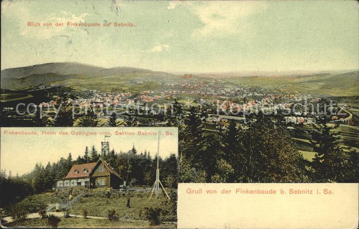 Sebnitz Totalansicht mit Finkenbaude