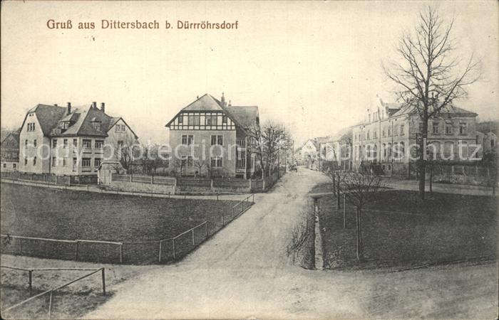 Dittersbach Duerrroehrsdorf Ortsansicht