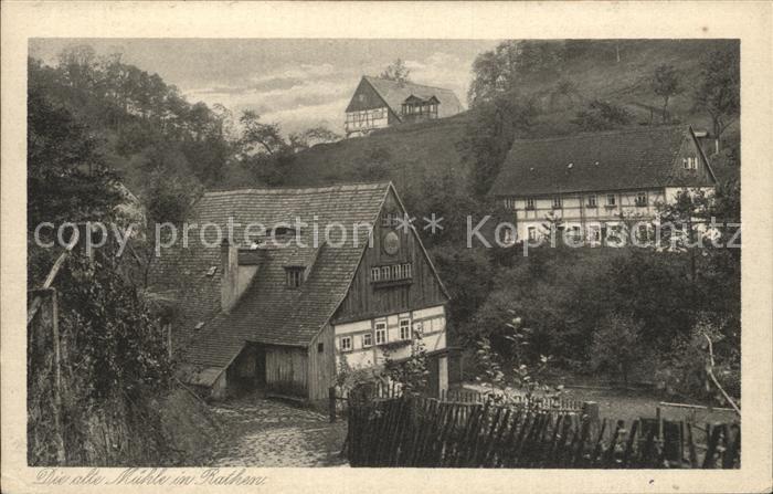 Rathen Saechsische Schweiz Alte Muehle
