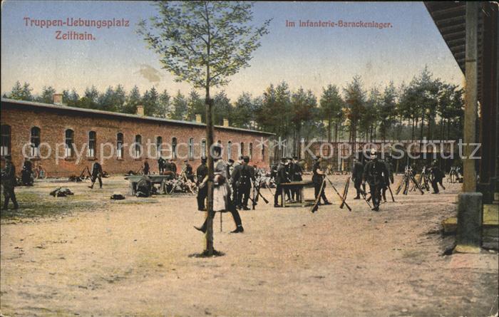 Zeithain Truppenuebungsplatz Infanterie Barackenlager