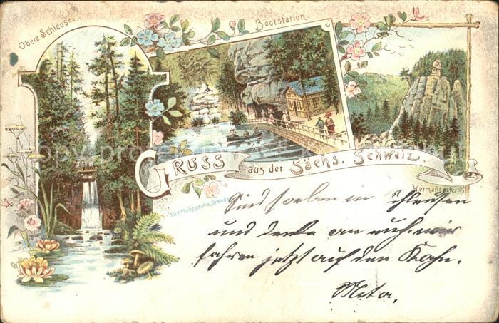 Sebnitz Obere Schleuse Bootsstation Hermannseck