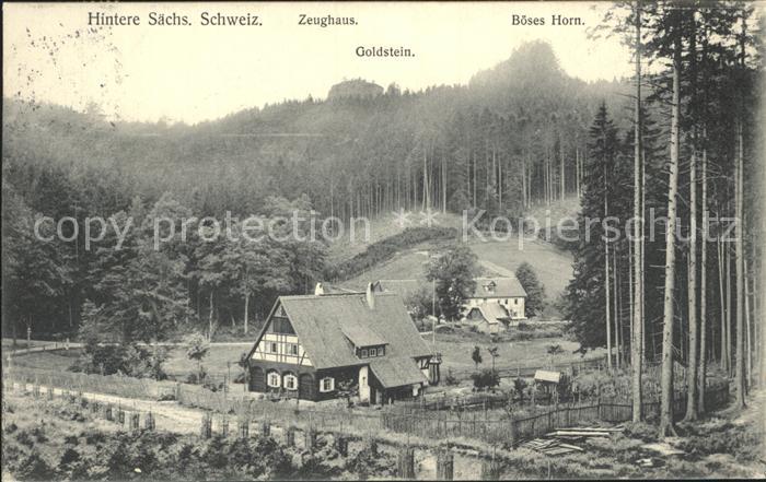 Saechsische Schweiz Zeughaus Goldstein Boeses Horn