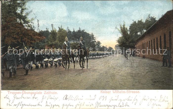 Zeithain Truppenuebungsplatz Kaiser Wilhelm Strasse Infanterie