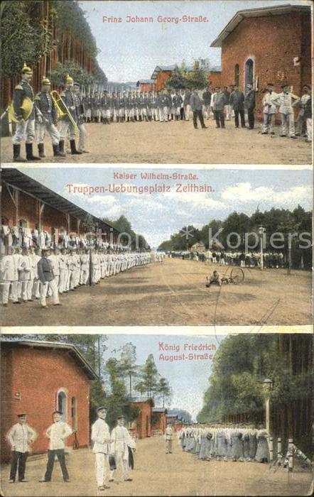 Zeithain Truppenuebungsplatz Prinz Johann Georg Str Kaiser Wilhelm Str Koenig Fr