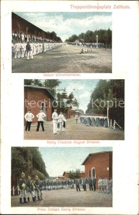 Zeithain Truppenuebungsplatz Prinz Johann Georg Str Kaiser Wilhelm Str Koenig Fr