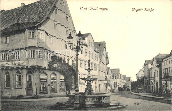 Bad Wildungen Wegaer Strasse Brunnen