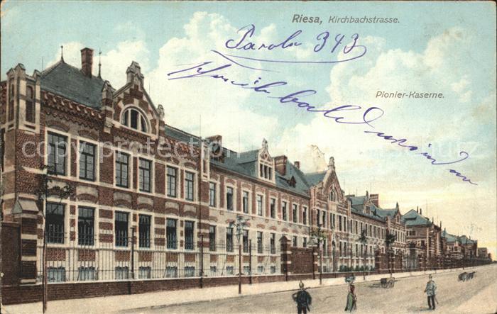 Riesa Sachsen Kirchbachstrasse Pionier Kaserne