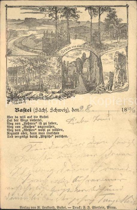 Bastei Saechsische Schweiz Teilansichten