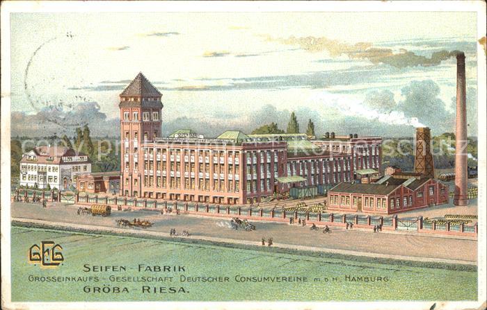 Riesa Sachsen Seifenfabrik Groeba