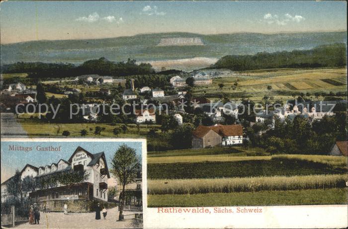 Rathewalde Panorama Mittags Gasthof