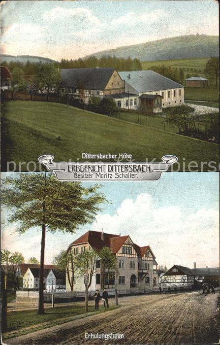 Dittersbach Duerrroehrsdorf Dittersbacher Hoehe Erholungsheim