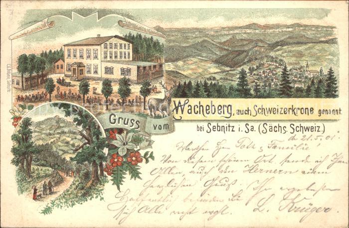 Sebnitz Panorama Wacheberg Schweizerkrone