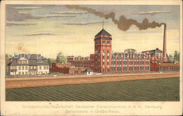 Riesa Sachsen Seifenfabrik Groeba