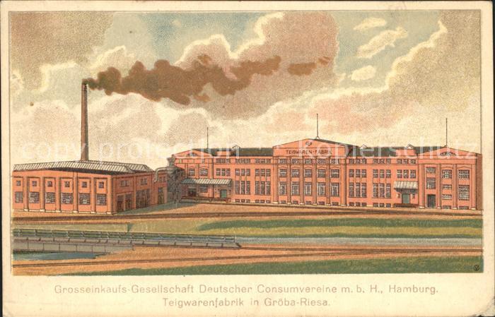 Riesa Sachsen Teigwaren Fabrik Groeba