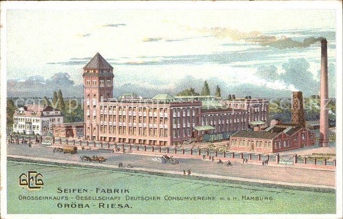 Riesa Sachsen Seifenfabrik Groeba