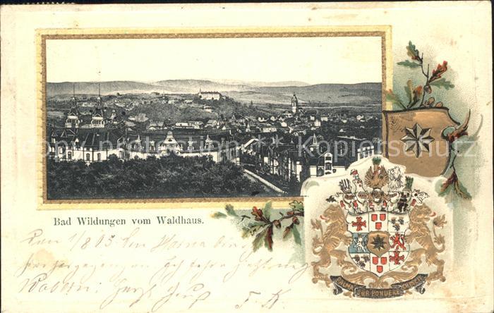 Bad Wildungen Blick vom Waldhaus