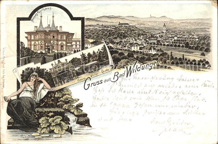 Bad Wildungen Panorama Neues Kurhaus Georg Victor Quelle