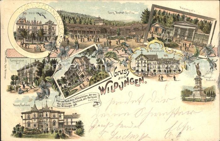 Bad Wildungen Hotel Kaiserhof Europaeischer Hof Villa Goecke Georg Victor Quelle