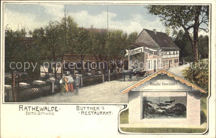 Rathewalde Buettners Restaurant Pferdekutsche