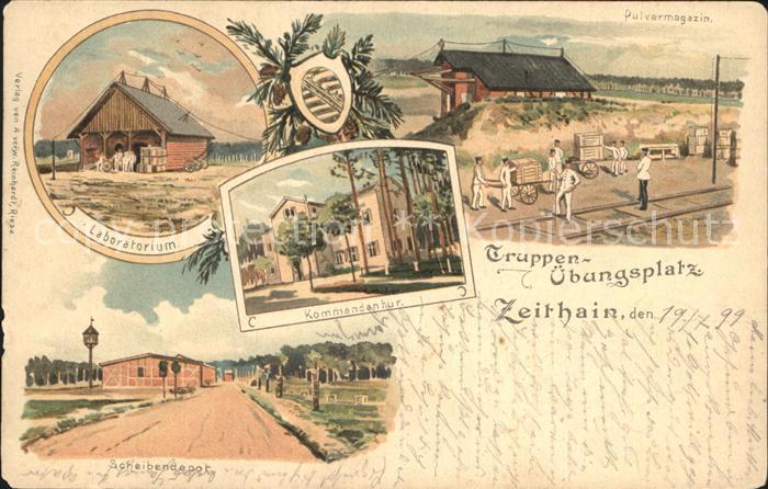 Zeithain Truppenuebungsplatz Laboratorium Pulvermagazin Scheibendepot Kommandant