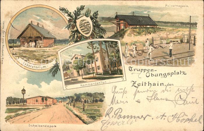 Zeithain Truppenuebungsplatz Laboratorium Pulvermagazin Scheibendepot Kommandant
