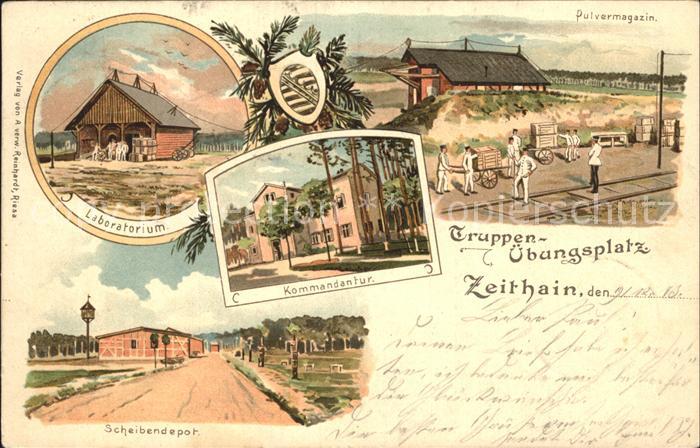Zeithain Truppenuebungsplatz Laboratorium Kommandantur Pulvermagazin Scheibendep