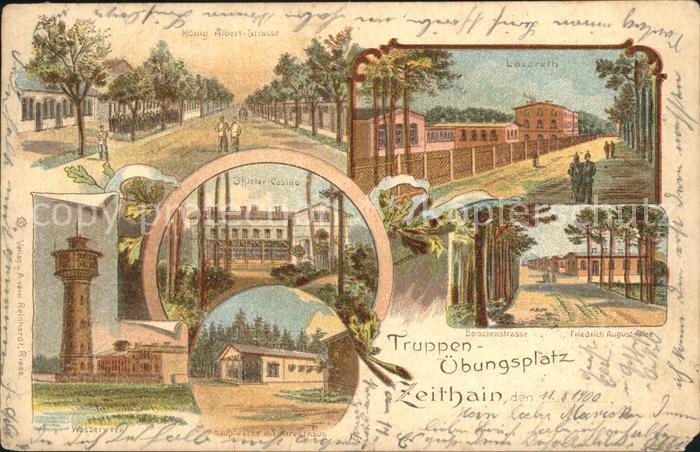 Zeithain Truppenuebungsplatz Koenig Albert Str Offiziers Casino Wasserwerk Haupt