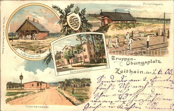 Zeithain Truppenuebungsplatz Laboratorium Kommandantur Pulvermagazin Scheibendep