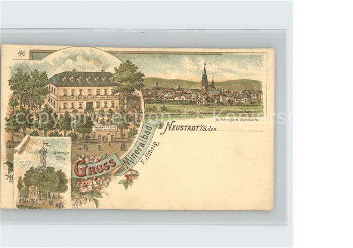 Neustadt Sachsen Restaurant Badehotel Goetzinger Hoehe Stadtansicht