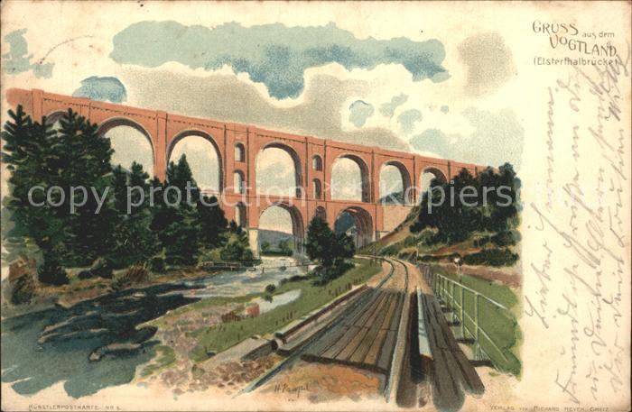 Plauen Vogtland Elsterthalbruecke