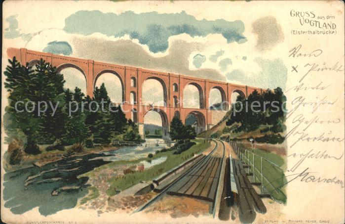 Plauen Vogtland Elsterthalbruecke