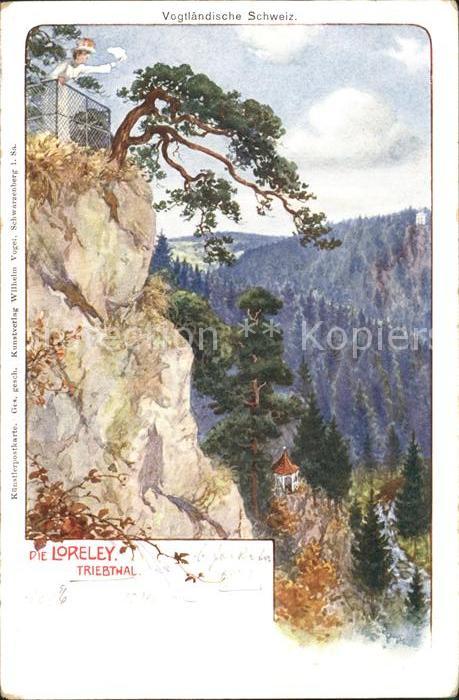 Vogtlaendische Schweiz Die Loreley Triebthal